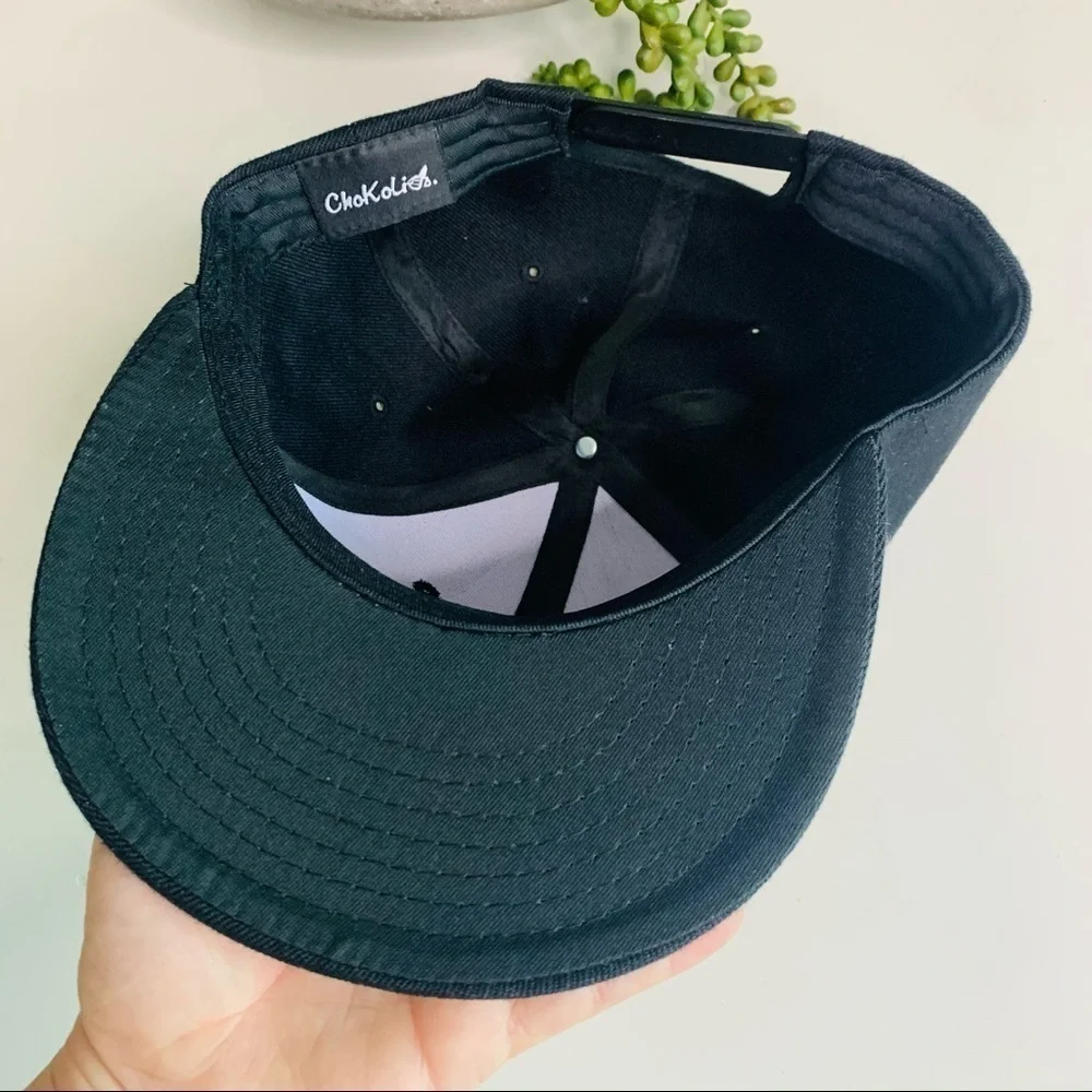 ChoKolids basics Classic Solid Black trucker hat unisex Streetwear